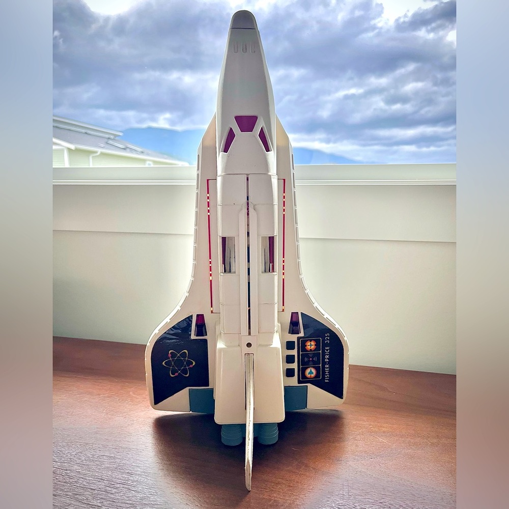 Vintage Fisher Price Space Shuttle battery Operated Makes 3 noises